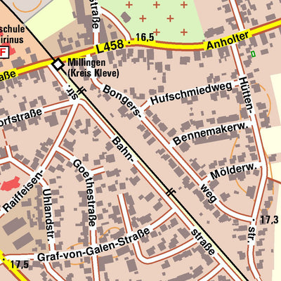Bezirksregierung Köln Isselburg 4 (1:10,000) digital map