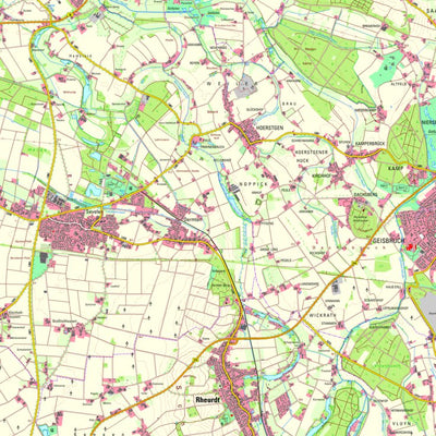 Bezirksregierung Köln Issum (1:25,000) digital map