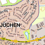 Bezirksregierung Köln Jüchen 1 (1:10,000) digital map
