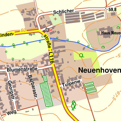 Bezirksregierung Köln Jüchen 3 (1:10,000) digital map