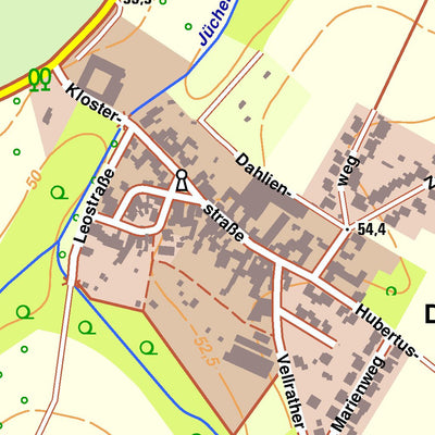 Bezirksregierung Köln Jüchen 6 (1:10,000) digital map