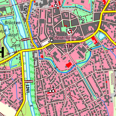 Bezirksregierung Köln Jülich (1:25,000) digital map