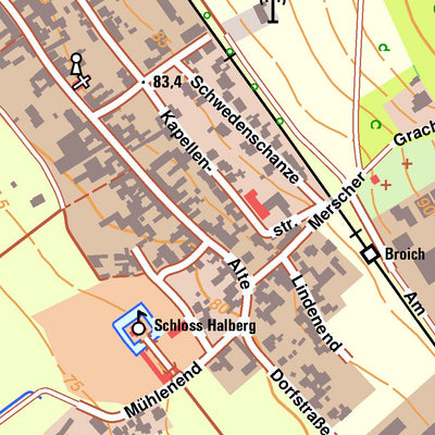 Bezirksregierung Köln Jülich 3 (1:10,000) digital map