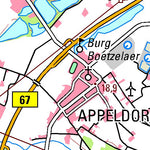 Bezirksregierung Köln Kalkar (1:100,000) digital map
