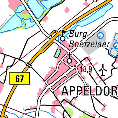 Bezirksregierung Köln Kalkar (1:100,000) digital map