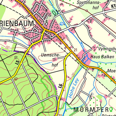 Bezirksregierung Köln Kalkar (1:50,000) digital map