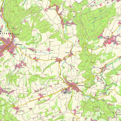 Bezirksregierung Köln Kalletal 1 (1:25,000) digital map