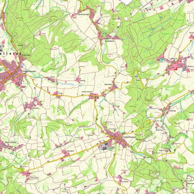 Bezirksregierung Köln Kalletal 1 (1:25,000) digital map