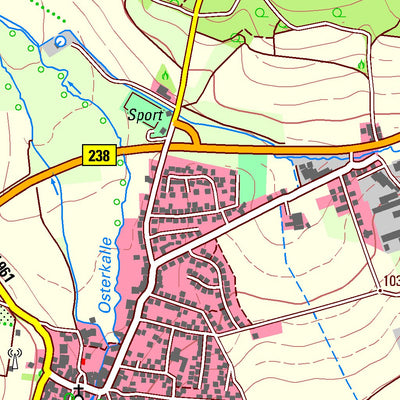 Bezirksregierung Köln Kalletal 2 (1:25,000) digital map