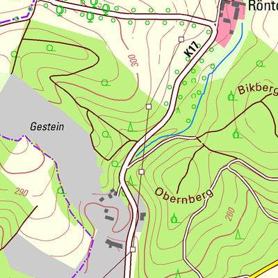 Bezirksregierung Köln Kalletal 3 (1:25,000) digital map