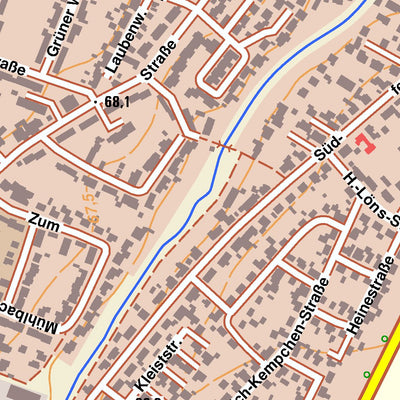 Bezirksregierung Köln Kamen 1 (1:10,000) digital map