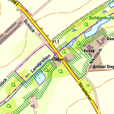 Bezirksregierung Köln Kempen 4 (1:10,000) digital map