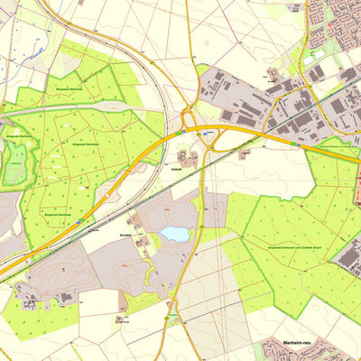Bezirksregierung Köln Kerpen 8 (1:10,000) digital map