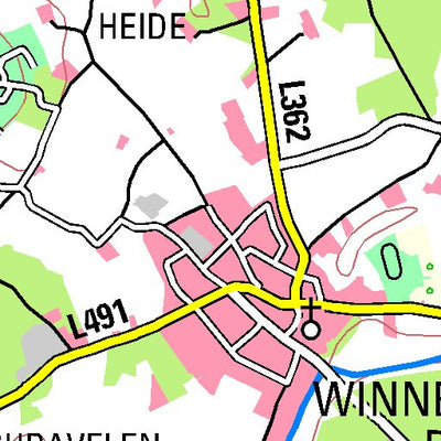 Bezirksregierung Köln Kevelaer (1:100,000) digital map