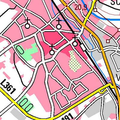 Bezirksregierung Köln Kevelaer (1:100,000) digital map