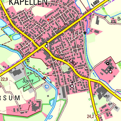 Bezirksregierung Köln Kevelaer 2 (1:25,000) digital map