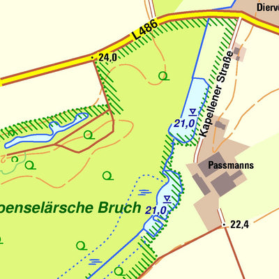 Bezirksregierung Köln Kevelaer 5 (1:10,000) digital map