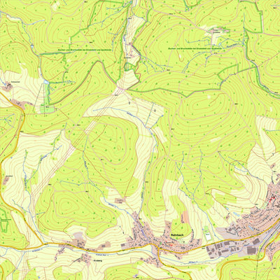 Bezirksregierung Köln Kirchhundem 8 (1:10,000) digital map