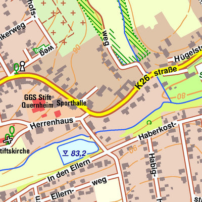 Bezirksregierung Köln Kirchlengern 1 (1:10,000) digital map