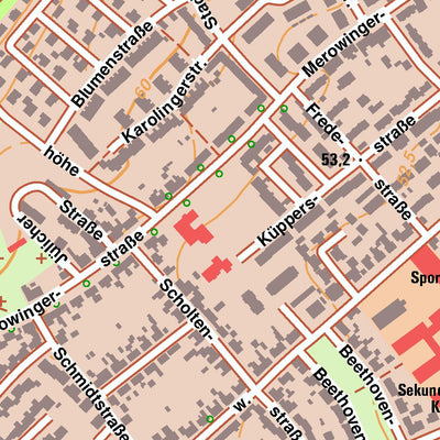Bezirksregierung Köln Kleve 3 (1:10,000) digital map