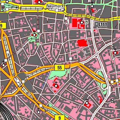 Bezirksregierung Köln Köln 1 (1:25,000) digital map