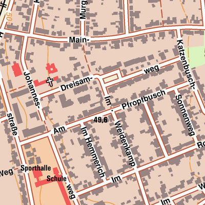 Bezirksregierung Köln Köln 12 (1:10,000) digital map