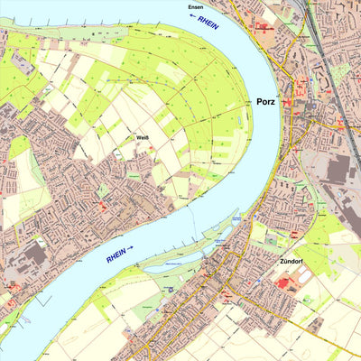 Bezirksregierung Köln Köln 20 (1:10,000) digital map