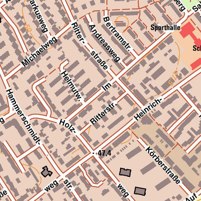 Bezirksregierung Köln Köln 20 (1:10,000) digital map