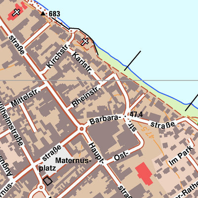Bezirksregierung Köln Köln 21 (1:10,000) digital map