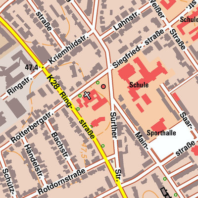 Bezirksregierung Köln Köln 21 (1:10,000) digital map