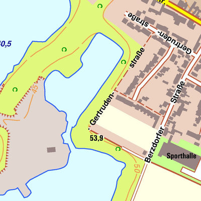 Bezirksregierung Köln Köln 23 (1:10,000) digital map