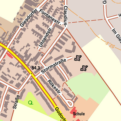 Bezirksregierung Köln Köln 23 (1:10,000) digital map
