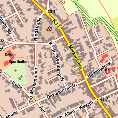 Bezirksregierung Köln Köln 24 (1:10,000) digital map