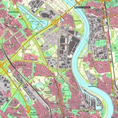 Bezirksregierung Köln Köln 3 (1:25,000) digital map
