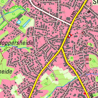 Bezirksregierung Köln Köln 4 (1:25,000) digital map