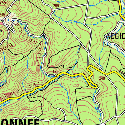 Bezirksregierung Köln Königswinter (1:50,000) digital map