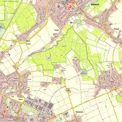Bezirksregierung Köln Korschenbroich 3 (1:10,000) digital map
