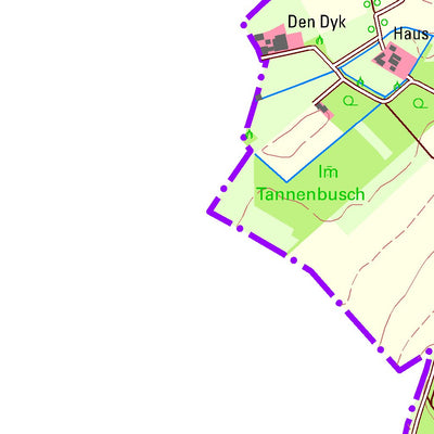 Bezirksregierung Köln Kranenburg 1 (1:25,000) digital map