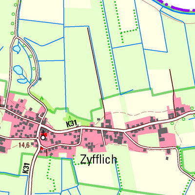 Bezirksregierung Köln Kranenburg 2 (1:25,000) digital map