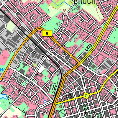 Bezirksregierung Köln Krefeld (1:50,000) digital map