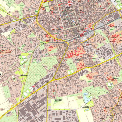 Bezirksregierung Köln Krefeld 3 (1:10,000) digital map