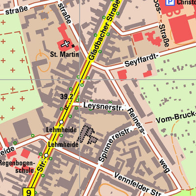 Bezirksregierung Köln Krefeld 3 (1:10,000) digital map