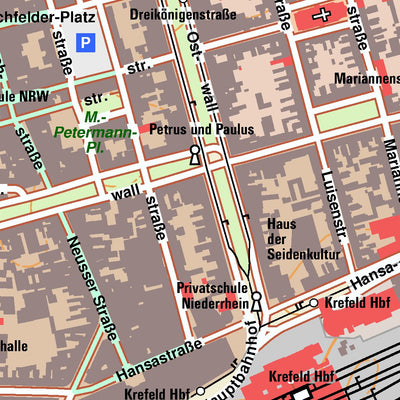 Bezirksregierung Köln Krefeld 3 (1:10,000) digital map