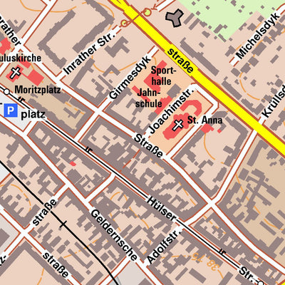 Bezirksregierung Köln Krefeld 5 (1:10,000) digital map