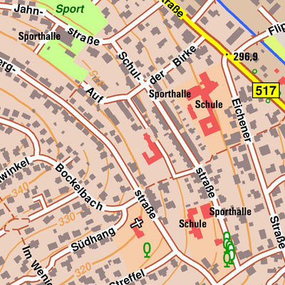 Bezirksregierung Köln Kreuztal 1 (1:10,000) digital map