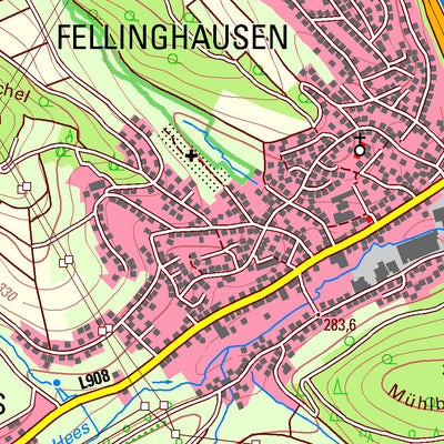 Bezirksregierung Köln Kreuztal 2 (1:25,000) digital map