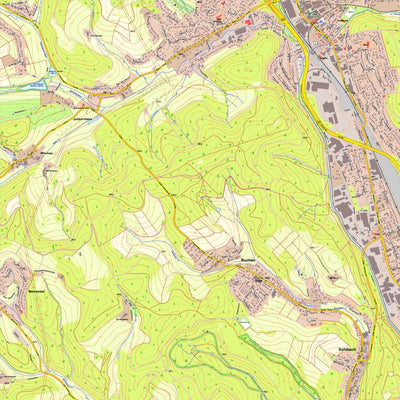 Bezirksregierung Köln Kreuztal 3 (1:10,000) digital map