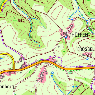 Bezirksregierung Köln Kürten (1:25,000) digital map