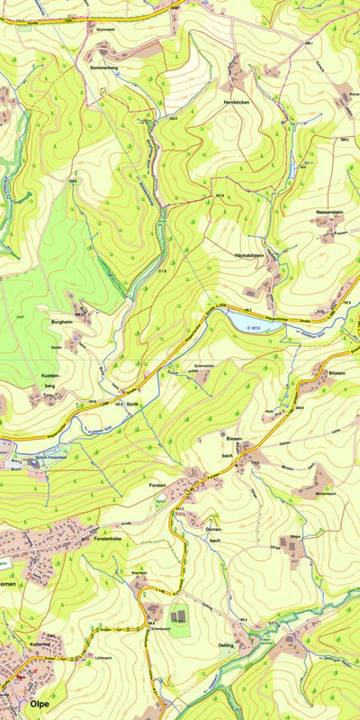 Bezirksregierung Köln Kürten 4 (1:10,000) digital map