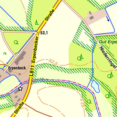 Bezirksregierung Köln Ladbergen 2 (1:10,000) digital map